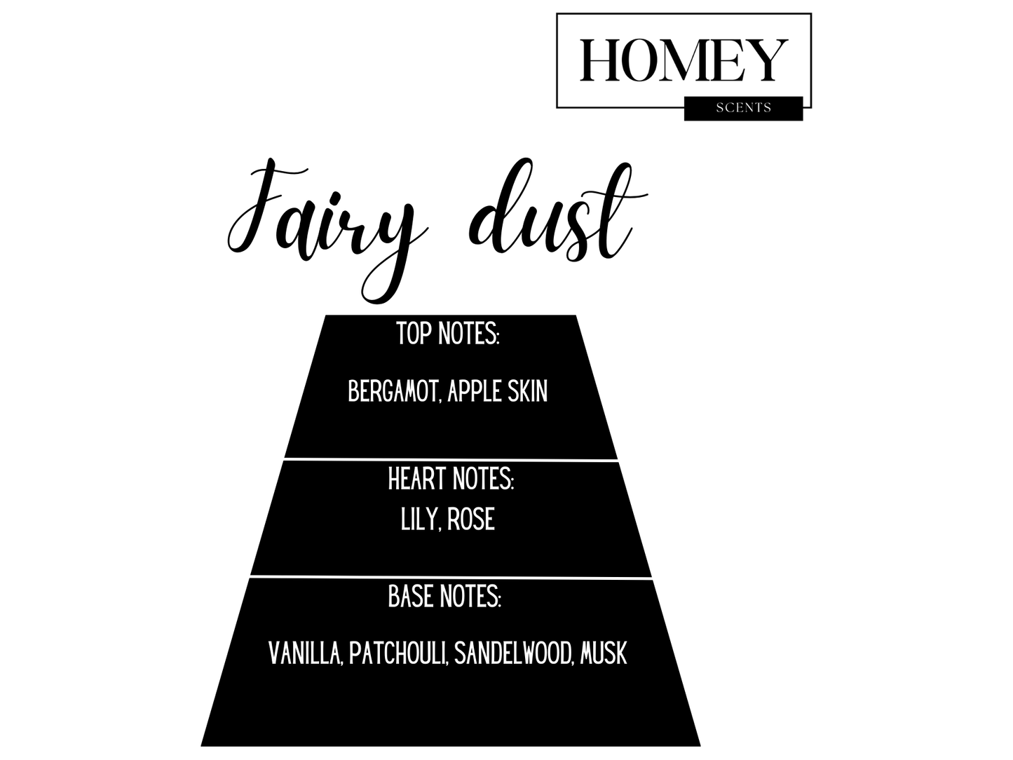 Fairy dust Geurkaars - Homey Scents
